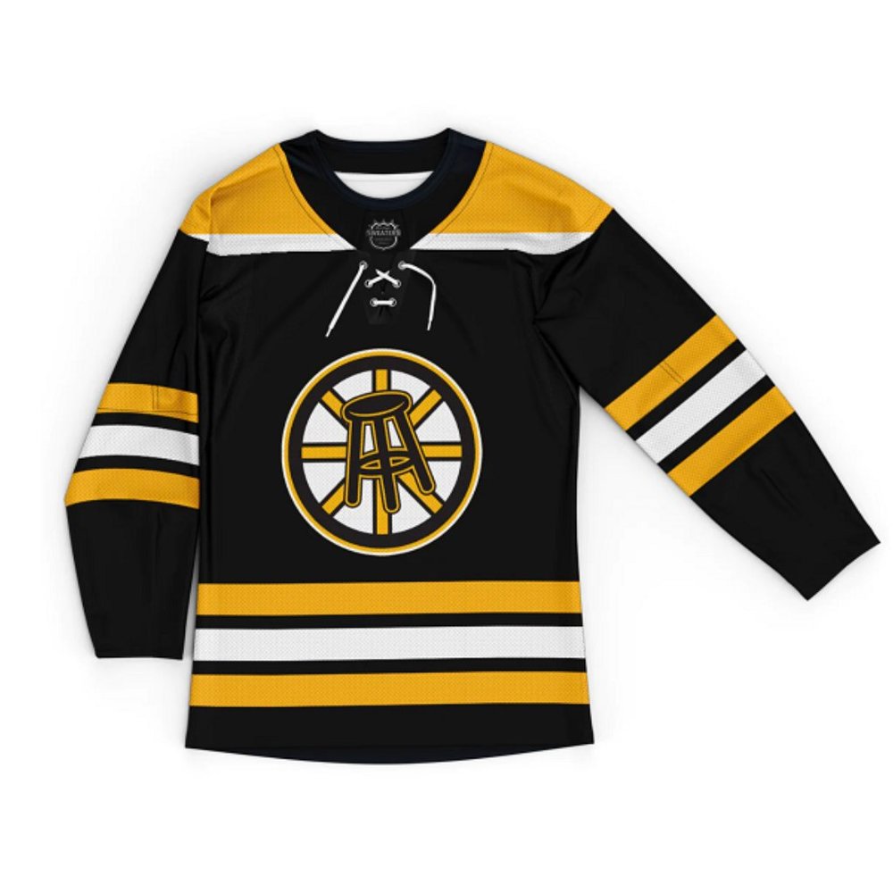 *Preowned: Barstool Men´s  Boston Hockey Jersey In Multicolor Size XL